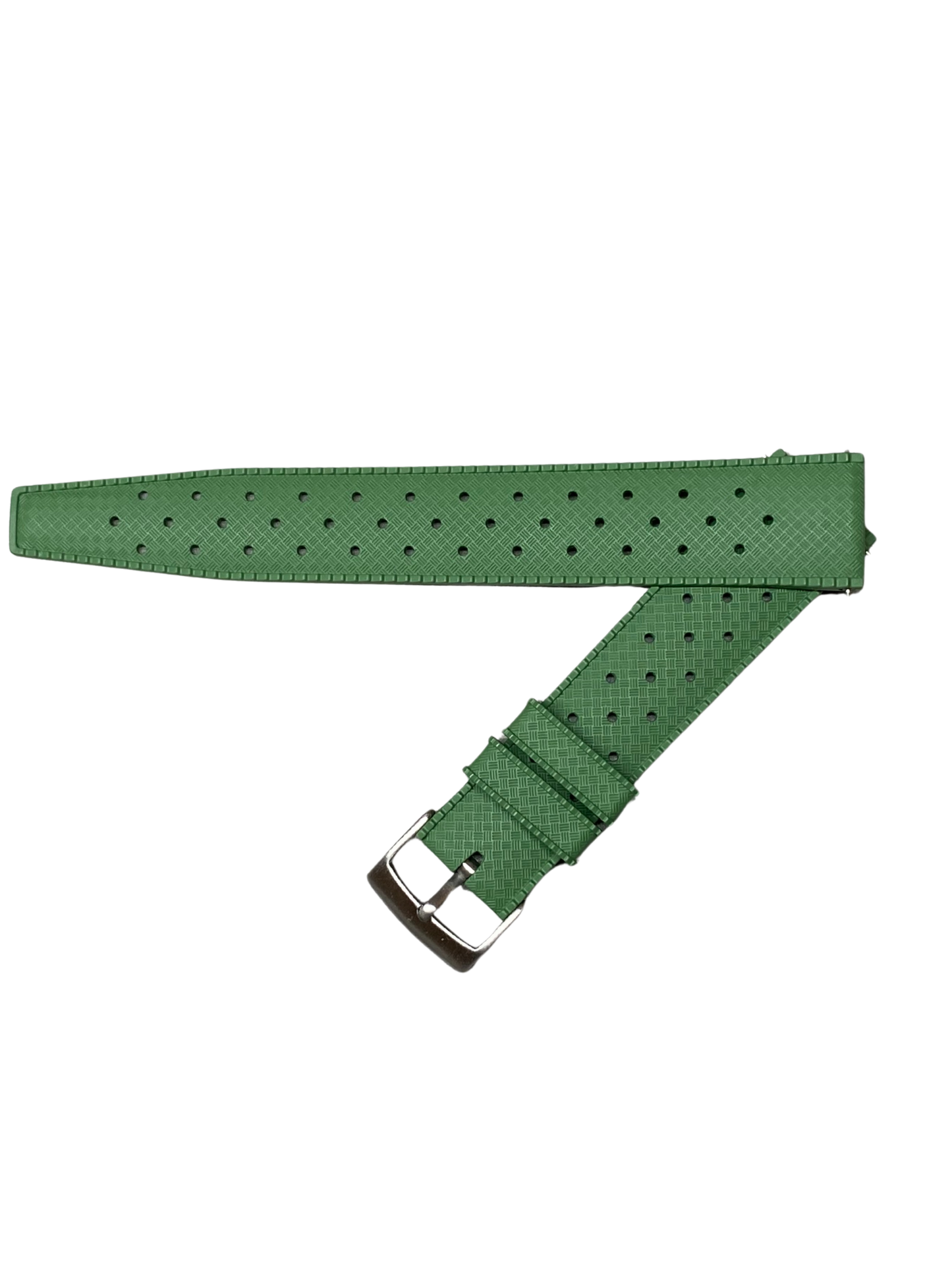 20x18 mm green tropic strap - Tang buckle