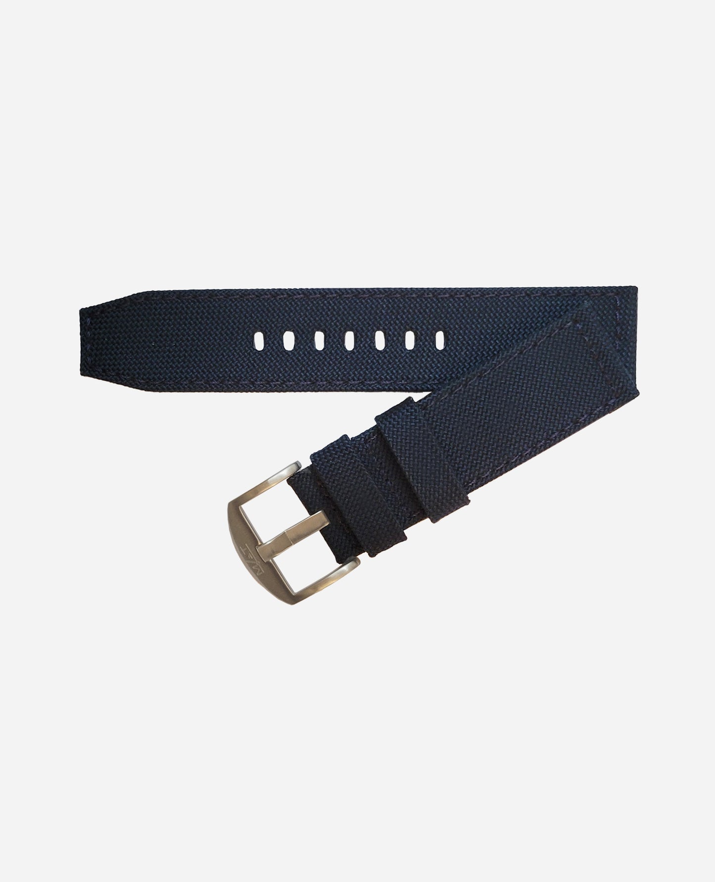 24x24 mm blue canvas strap - Tang buckle