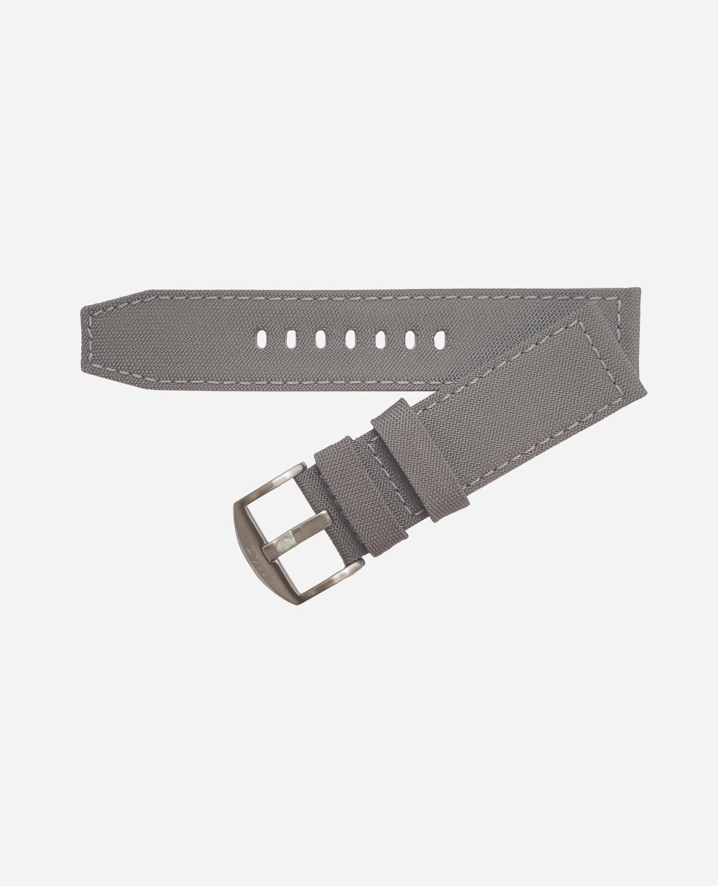 24x24 mm grey canvas strap - Tang buckle