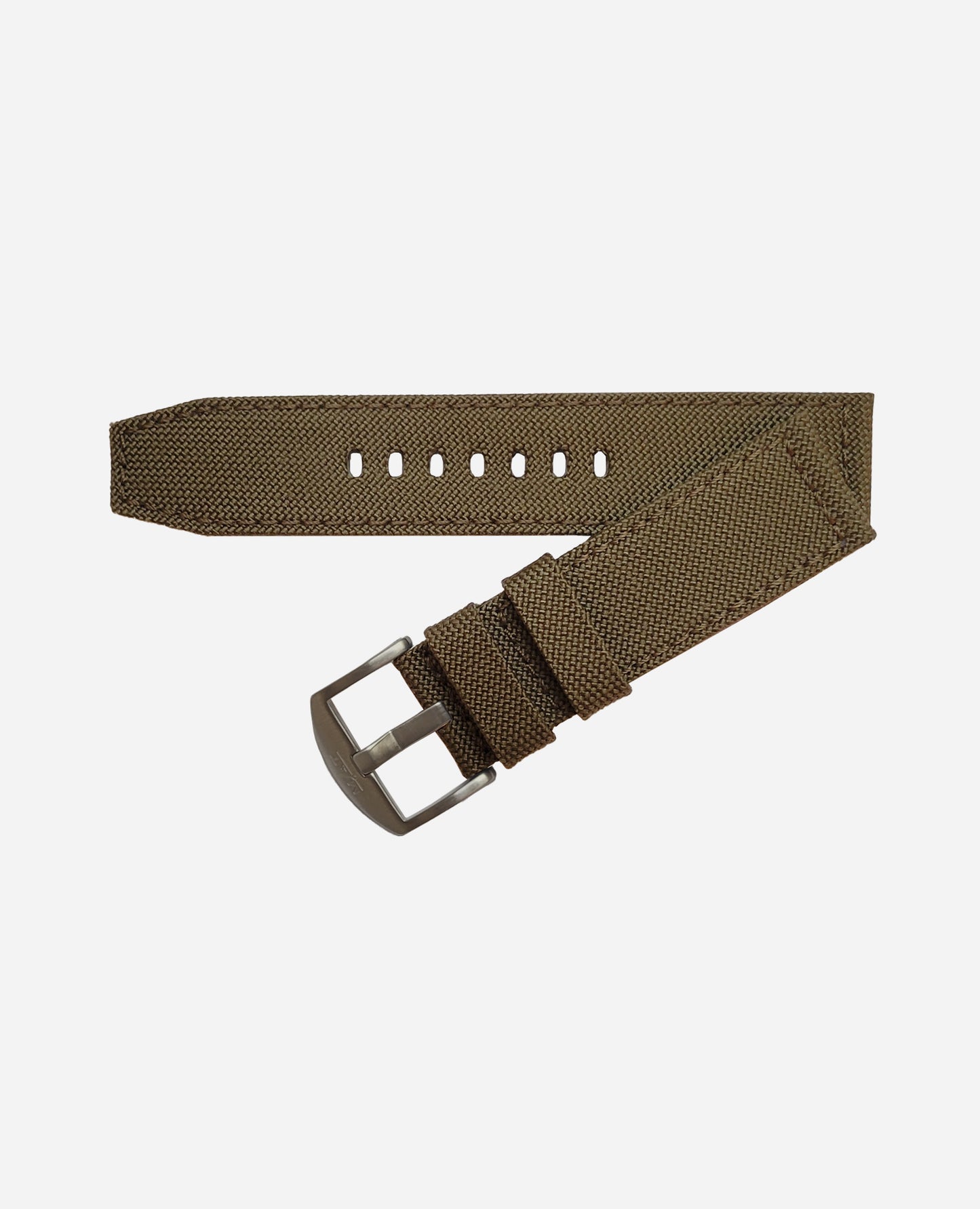24x24 mm khaki canvas strap - Tang buckle