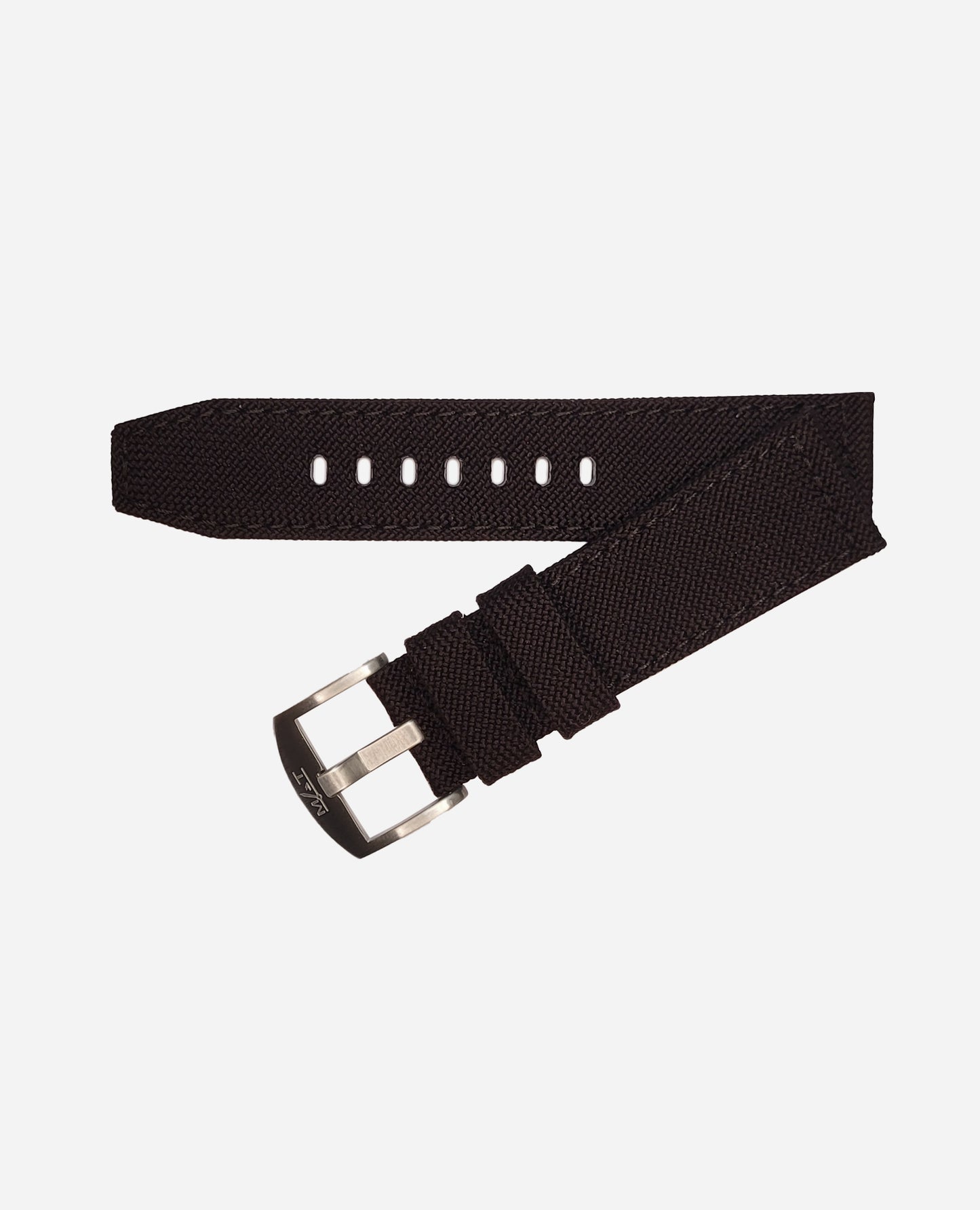 22x20 mm black canvas strap - Tang buckle