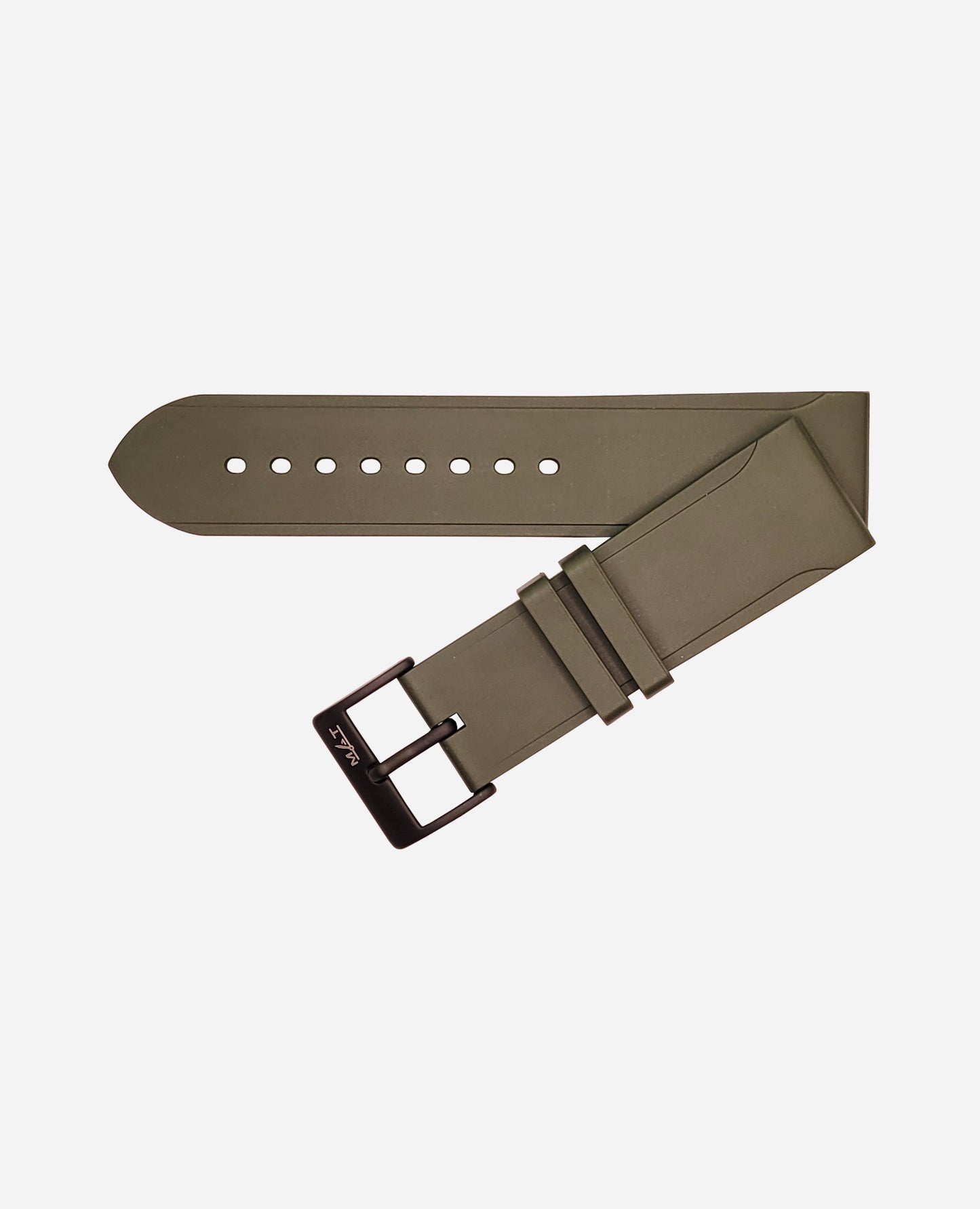 KHAKI RUBBER 24 X 22 MM