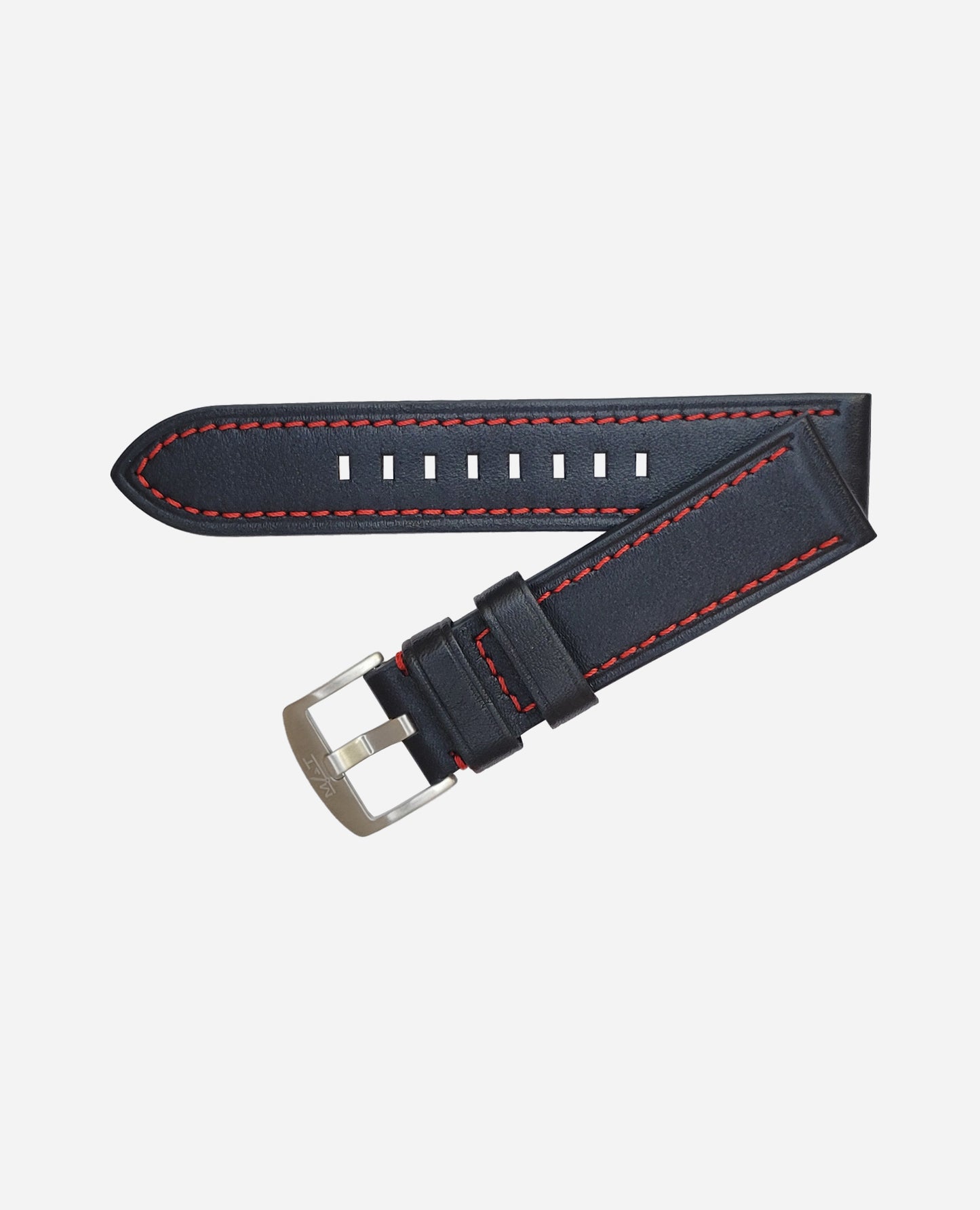 CUIR BLEU SURPIQURE ROUGE 24X22 MM