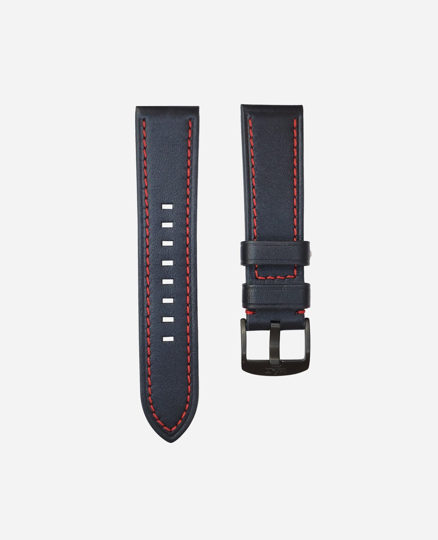 CUIR BLEU SURPIQURE ROUGE 24X22 MM
