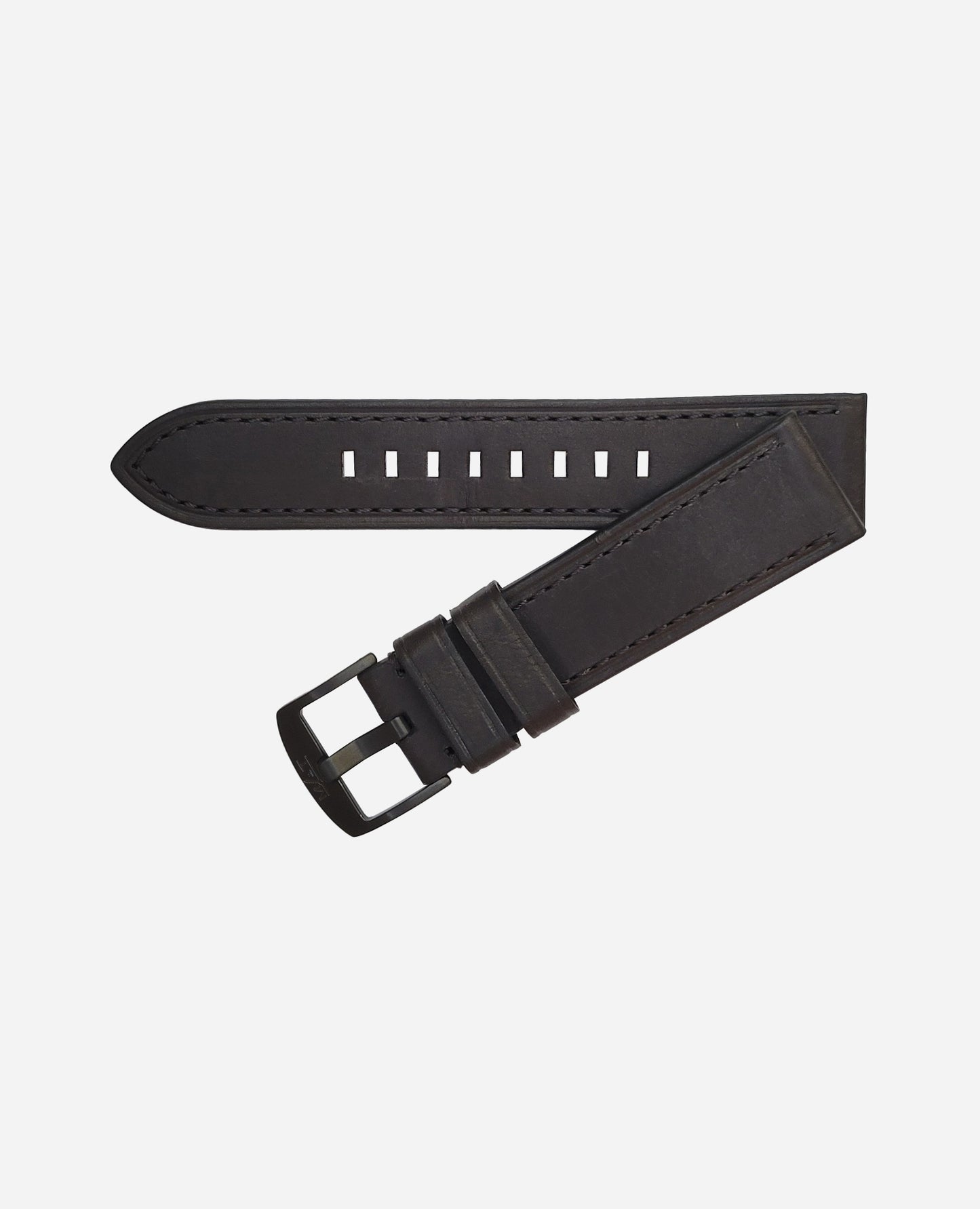 BLACK LEATHER 24 X 22 MM