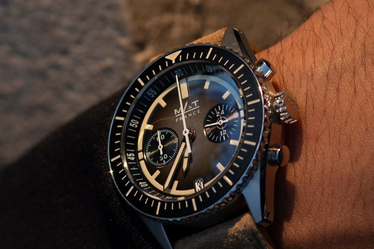 MAT Picobello Chrono 39.5 mm worn on wrist