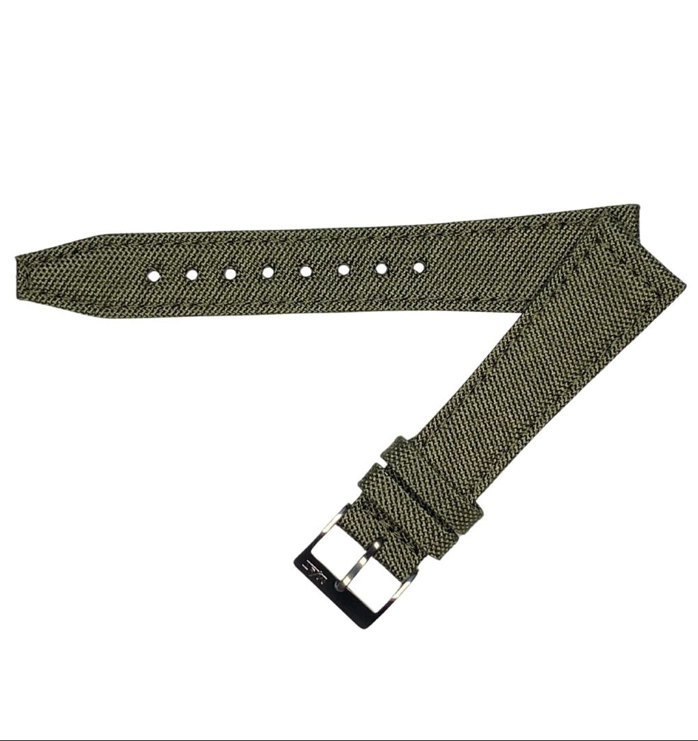 20x16 mm khaki canvas strap - Tang buckle