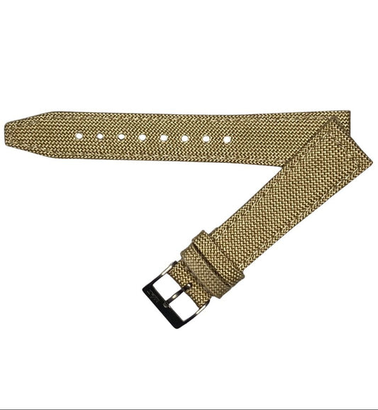 Bracelet Toile Sable 20x16 mm - Boucle à ardillon