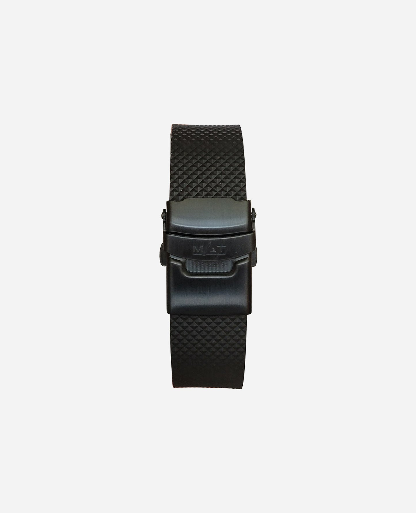 BLACK RUBBER 24 X 20 MM - CLASP BUCKLE