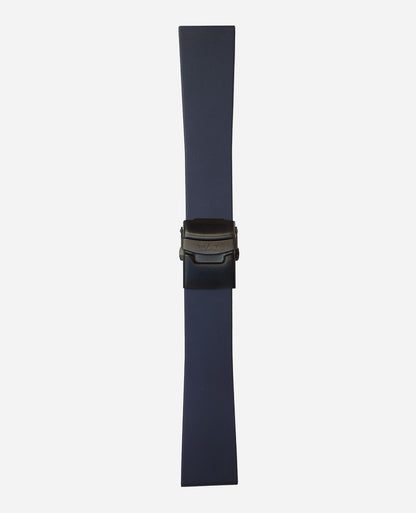 BLUE RUBBER 24 X 20 MM - CLASP BUCKLE