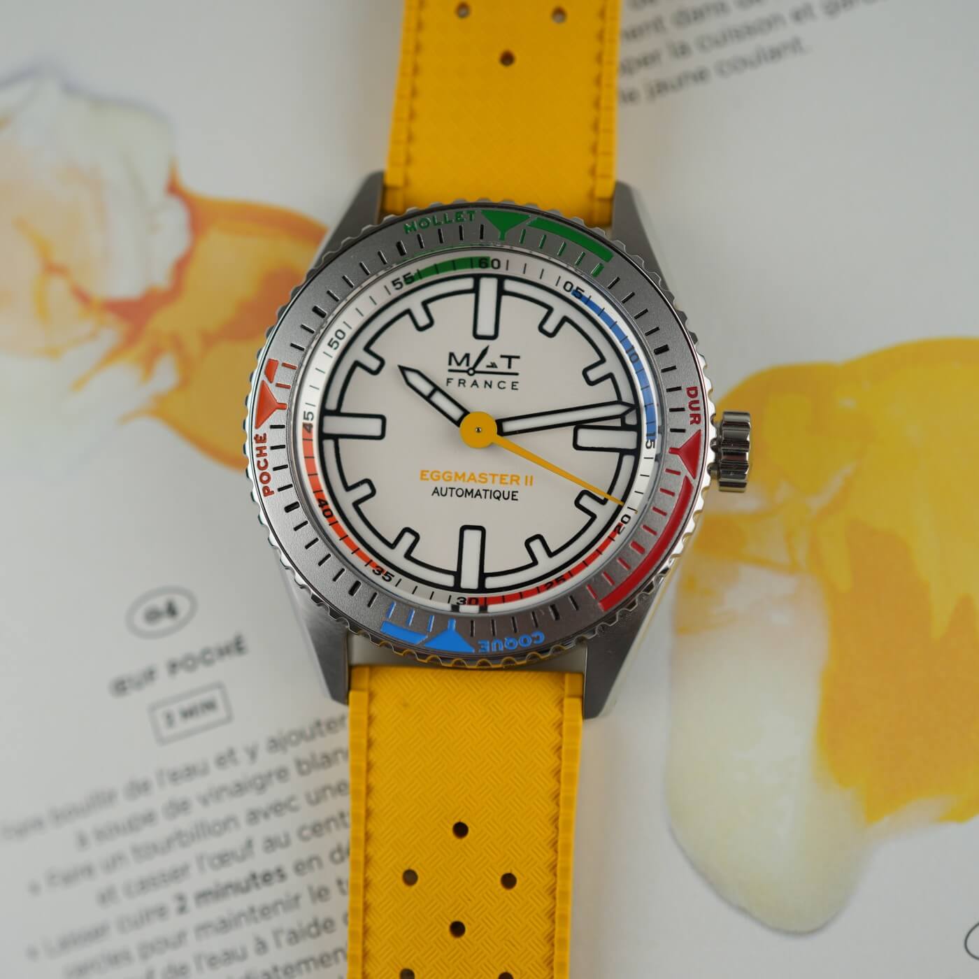 Montre pour la cuisson des oeufs